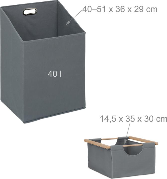 Produktbild Relaxdays Wäschekorb (40 l)
