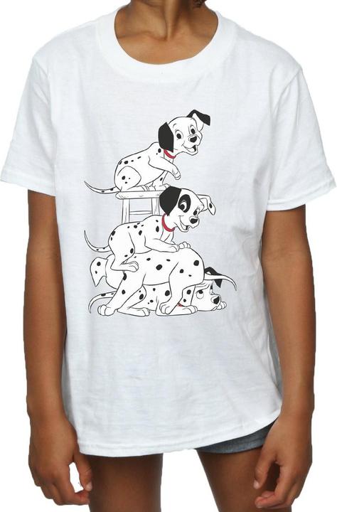 101 Dalmatians Mädchen Stuhl Baumwolle TShirt