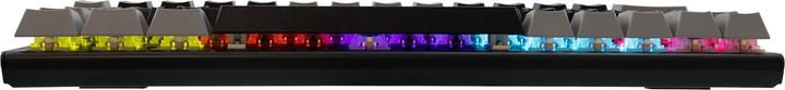Actual product image White Shark Computer keyboard GK-002111V2 Wakizashi Black-Grey US Red Switches (US, Cable)