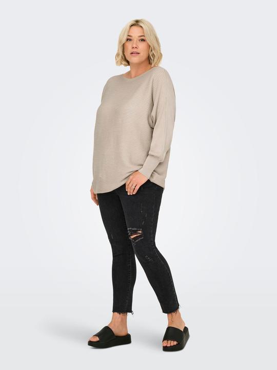 Produktbild Only Curvy einfarbiger Strickpullover (L)