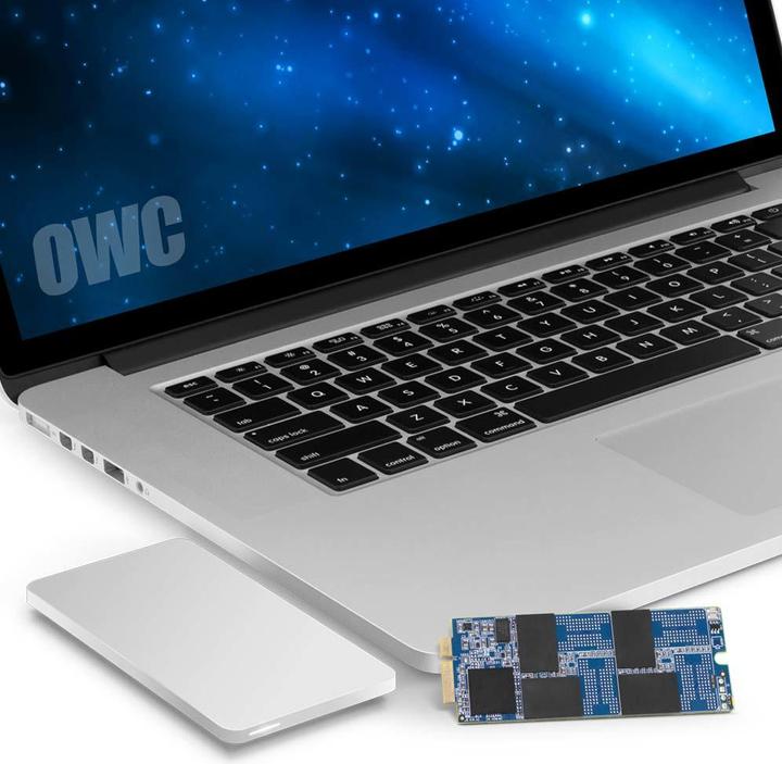 Produktbild OWC 2.0TB Aura Pro 6G SSD + Envoy Pro Upgrade Kit for 2012/13 MacBook Pro with Retina display. (2000 GB, 2.5")