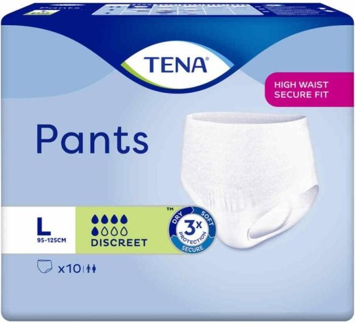 Tena Pants Discreet L 95-125cm 10 (10 x, L)