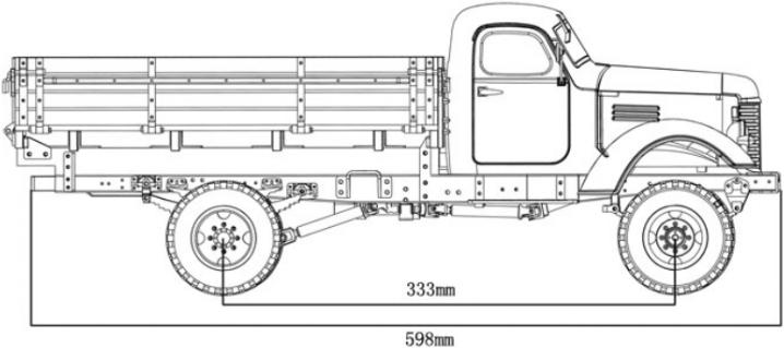 Produktbild Boom Racing King Kong RC 1/12 CA10 Tractor Truck Kit (Kit)