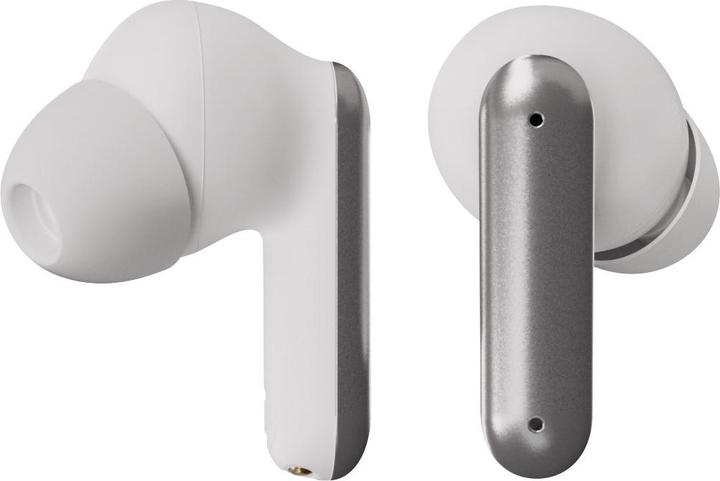 Produktbild Vivanco Noise Cancelling TWS Bluetooth Kopfhoerer, ANC/ENC Funktion, silber metallic (ANC, 5 h, Kabellos)