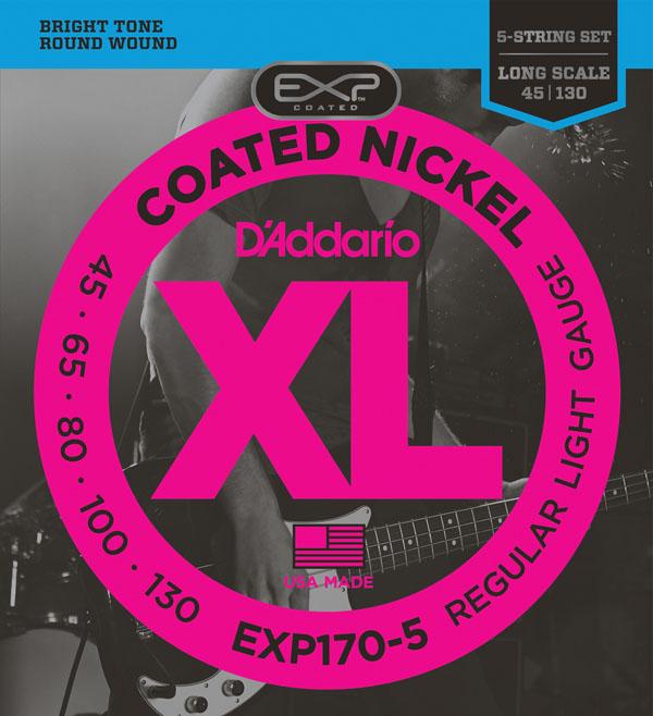 Image du produit D'Addario Exp170-5 (5 x, Basse électrique, 0.13")