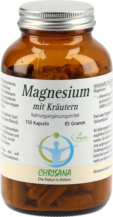 Chrisana Magnesium mit Kräutern Kapsel (150 Stück, Kapseln, 131 g)