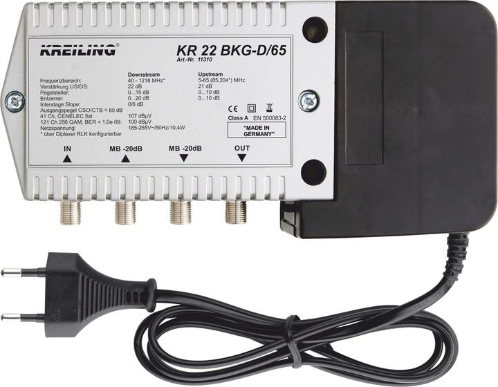 Actual product image Kreiling Tech. BKG amplifier KR 22 BKG-D/65 (Amplifier)