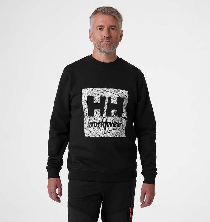 Helly Hansen Workwear Džemperis HELLY HANSEN Graphic Sweatshirt, juodas L (L)