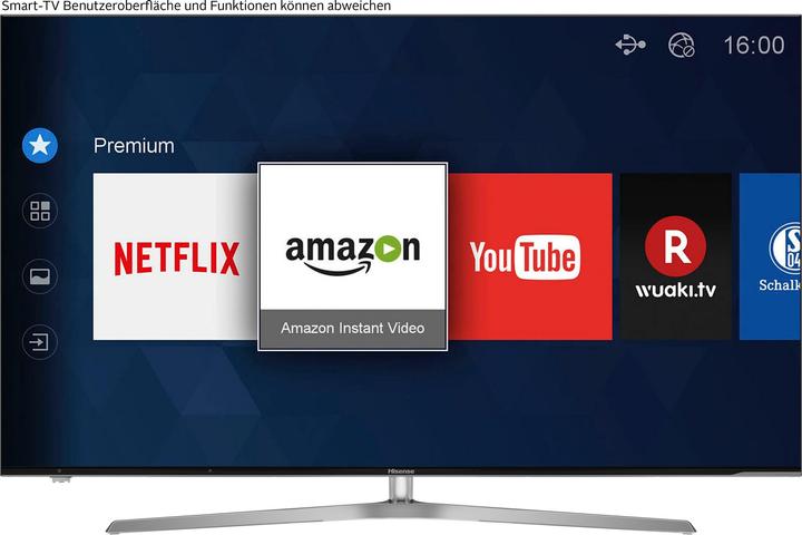 Actual product image Hisense H55u7a (55", LCD, 4K, 2017)