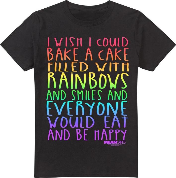 Mean Girls Rainbows And Cake TShirt (XXL)