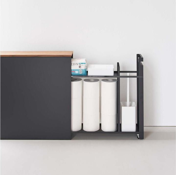 Productafbeelding Yamazaki Uittrekplank met houten plank TOWER (140 x 56 x 55 cm)