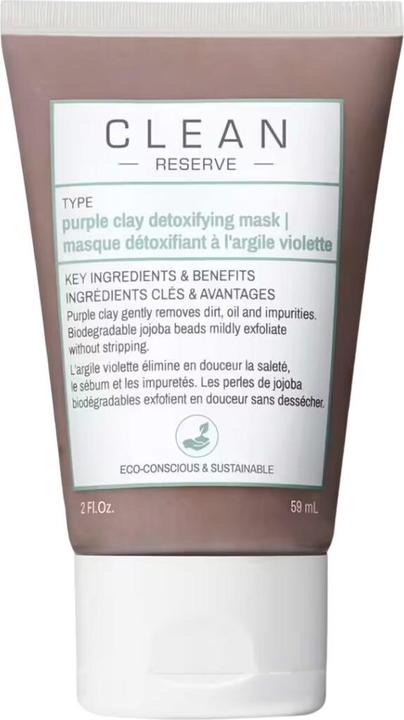 Actual product image Clean Purple Clay Detoxing Mask (60 ml)