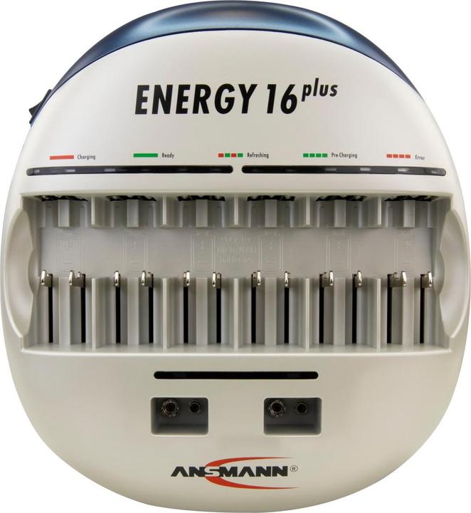 Image du produit Ansmann Station de charge et d'entretien Energy 16 plus pour 1 à 12 piles Micro AAA, Mignon AA (1 pcs, Piles rechargeables + chargeur)