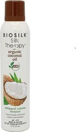Immagine prodotto Farouk Systems Biosilk Silk Therapy - Mousse all'Olio di Cocco Biologico per il Volume Montato (227 ml, Schiuma a volume)