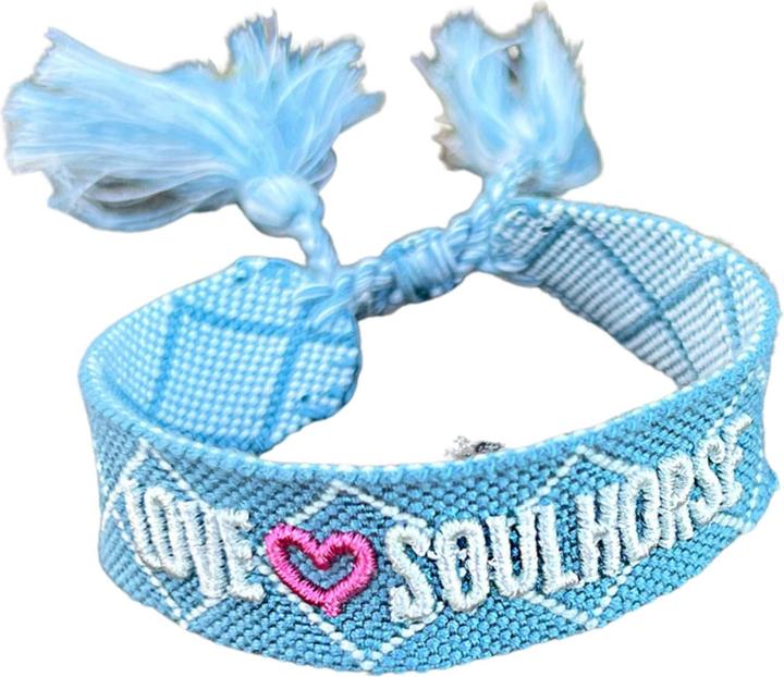 Immagine prodotto Soulhorse Bracciale in tessuto Love (24 cm)