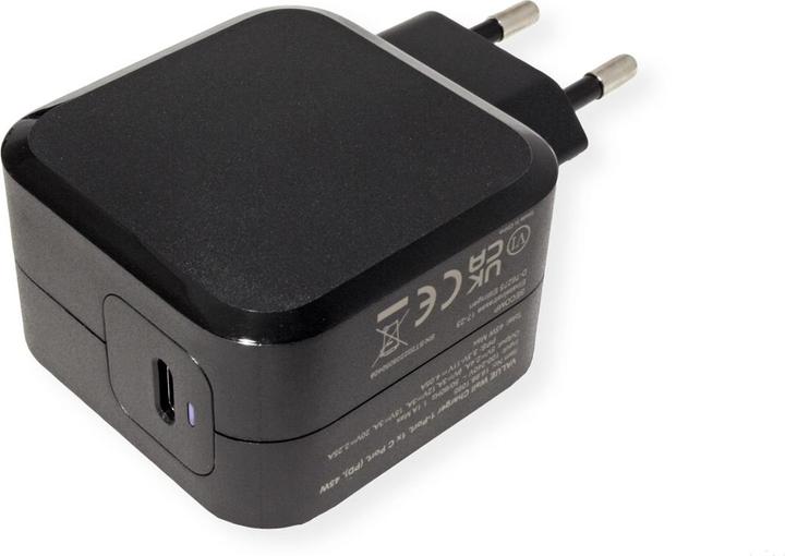 Immagine prodotto Value Caricatore USB con spina europea, 1 porta (Tipo-C PD), 45W (45 W)