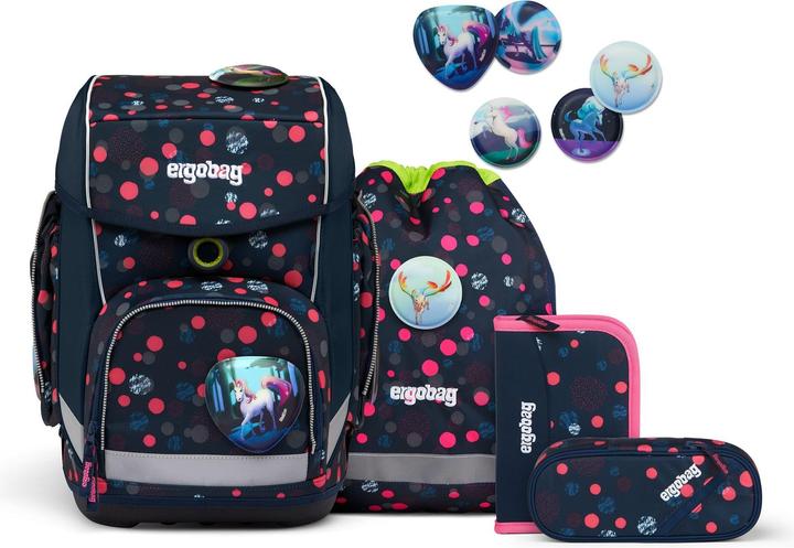 Ergobag cubo 5-tlg. Set PhantBärsiewelt Glow (19 l)