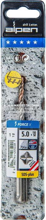 Actual product image Alpen Hammerbohrer Force (5 mm)