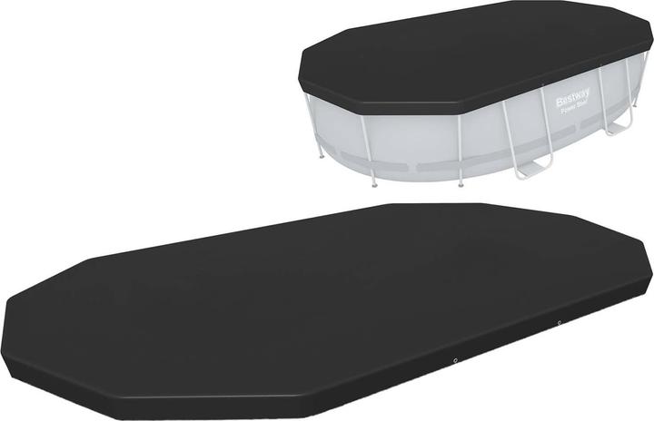 Actual product image Bestway Oval Pool Cover for 4.27 m x 2.50 m Above Ground Pools