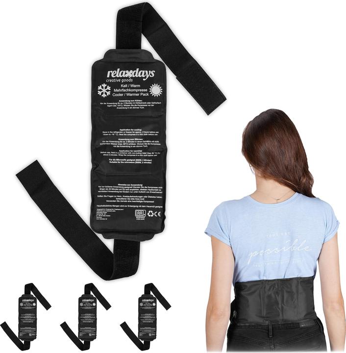 Relaxdays 4x ceinture de froid (4 x, 450 g)
