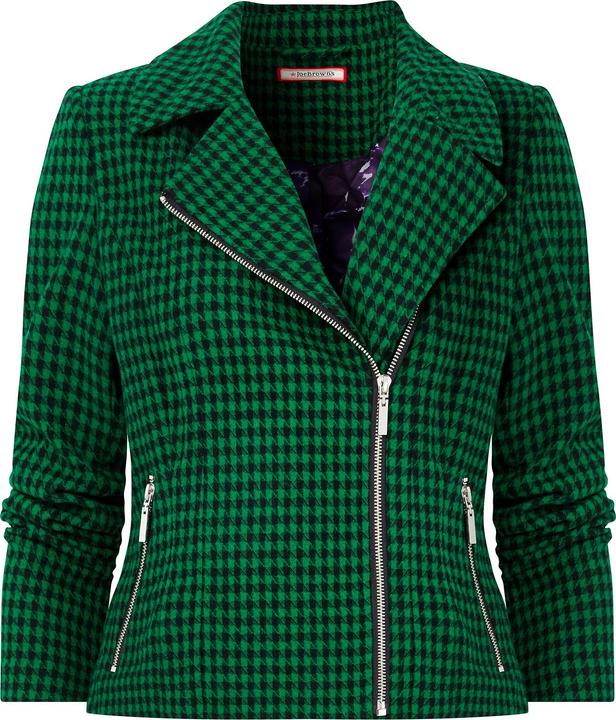 Joe Browns Dogtooth Cropped Biker Jacket (36)