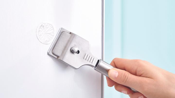 Actual product image tesa LOXX WC replacement roll holder incl. adhesive solution without drilling