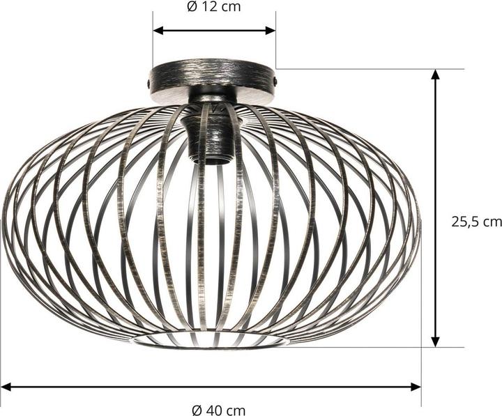 Actual product image Lindby Rosalea ceiling light, brass (E27)