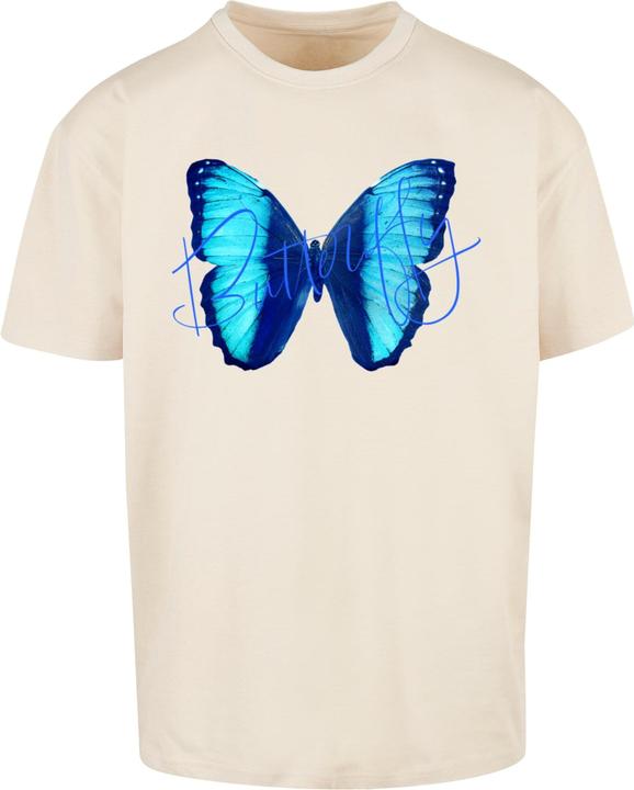 Actual product image Merchcode Butterfly Blue Heavy Oversized Tee - 117559 (M)
