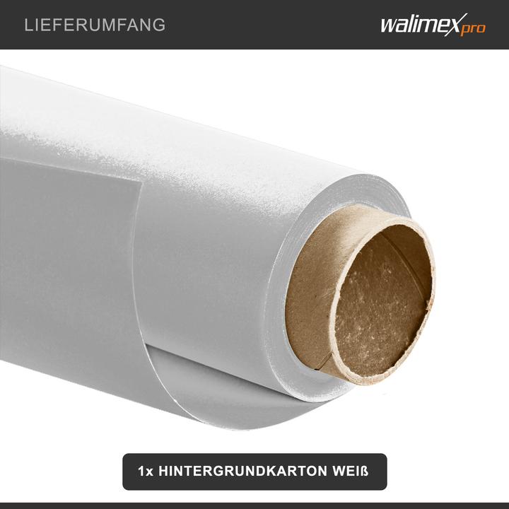 Produktbild Walimex pro Hintergrundkarton 2,60x10m Fotohintergrund Backdrop Fotostudio (260 cm)