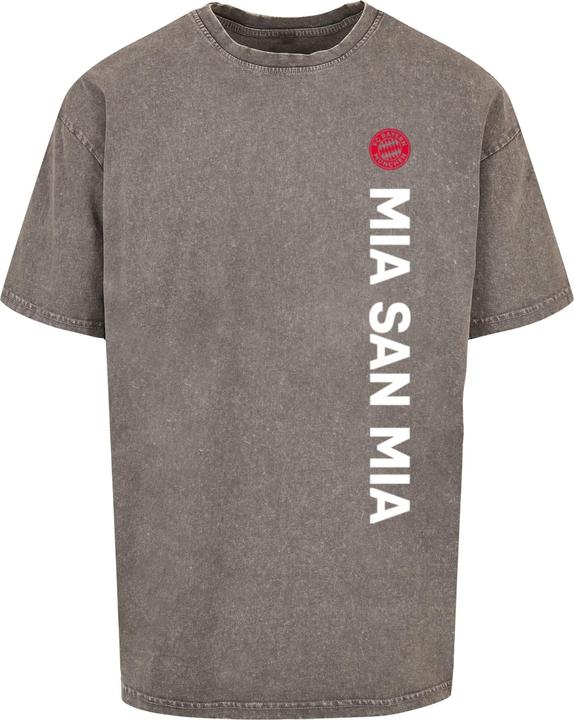 FC Bayern München MSM Logo Acid Washed Heavy Oversize Tee - 117373 (XXL)