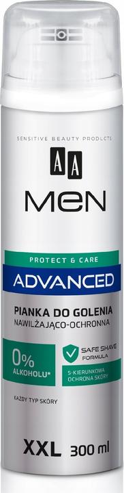 NoName Aamen Advance Feuchtigkeitsspendender und schützender Rasierschaum 300ml (300 ml)