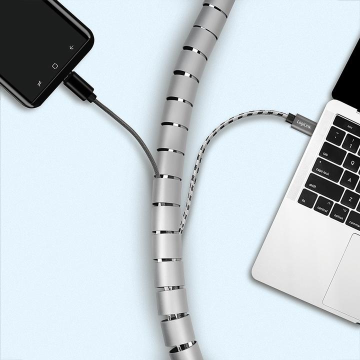 Actual product image LogiLink Spiral hose cable tie, 1.5m (Cable spiral hose, 150 cm)