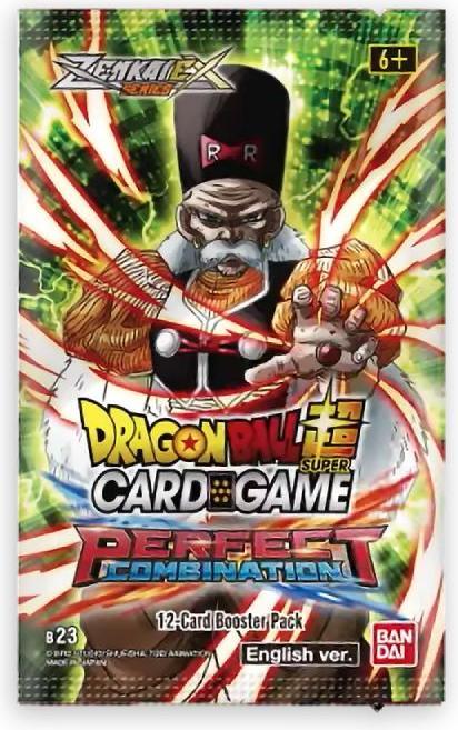 Actual product image Dragon Ball Perfect Combination Booster EN (English, Booster Pack)