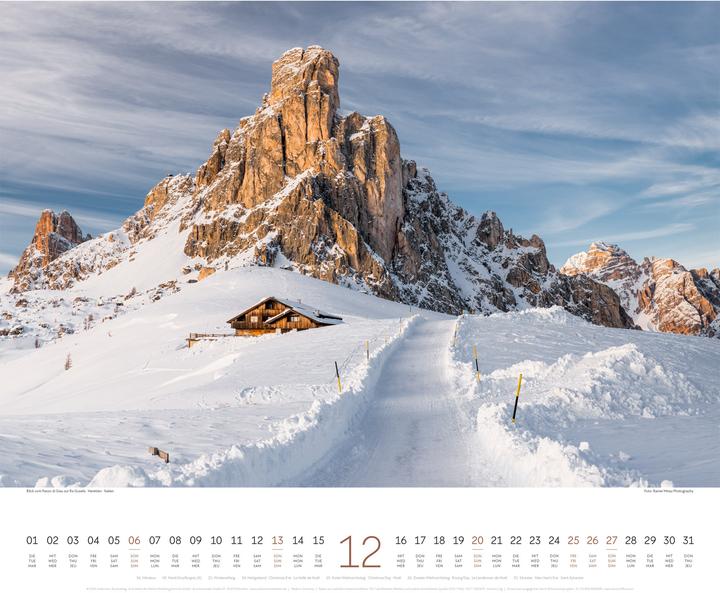 Image du produit Wege Kalender 2026 (54 x 48 cm, Couverture rigide, Allemand, Anglais, Français)