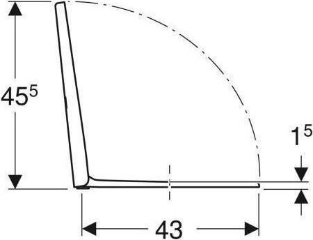 Produktbild Geberit 501660011 iCon WC-Sitz, Befestigung von oben