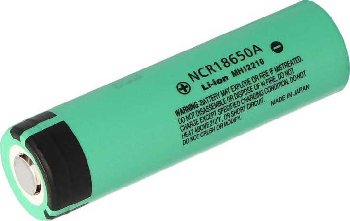 Actual product image Panasonic Akku NCR18650A ungeschützt (3100 mAh)