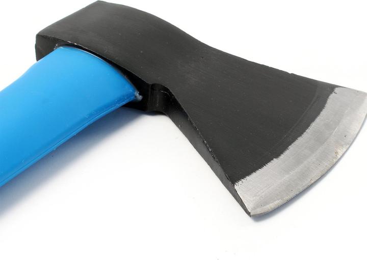 Actual product image XPOtool Hatchet 1000g Fibreglass Handle 450mm Wood Log Splitting Axe Carbon Steel Blade