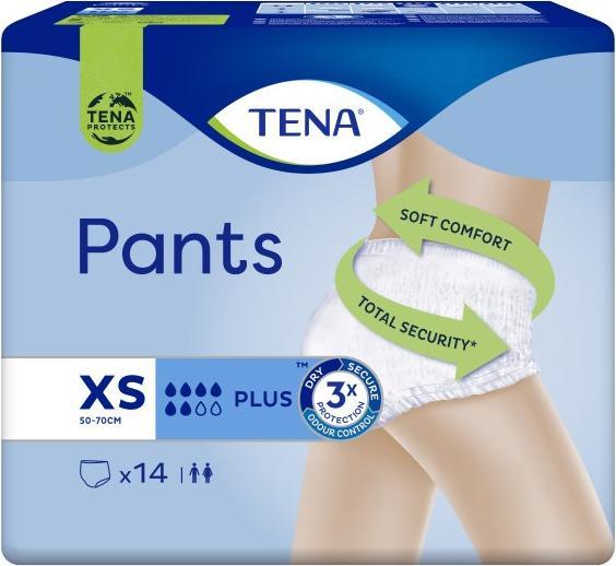 Tena Pants Plus XS (14 x, XS)
