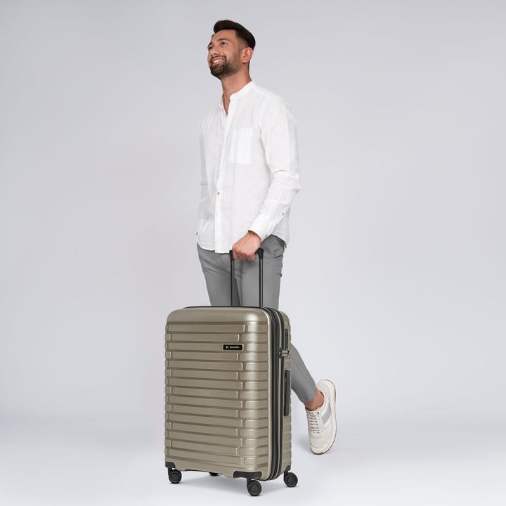 Image du produit Pactastic Collection 04 THE MEDIUM + 4 roues Trolley M 66 cm avec soufflet extensible (67 l, M (50 - 90l))