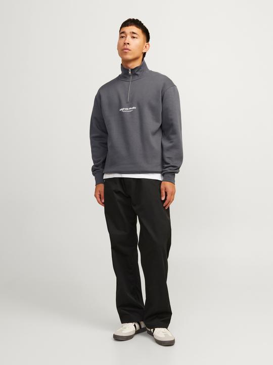 Actual product image Jack & Jones Text Sweatshirt with half zip Sweatshirt with half zip (XS)