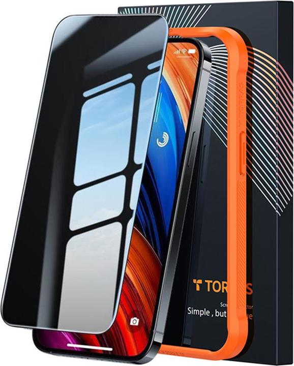 Produktbild Torras GlassGo Privacy Panzerglas (1 Stück, Apple iPhone 15 Pro Max)