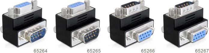Image du produit Delock Adaptateur angulaire 90ø série DB9 Bu-St