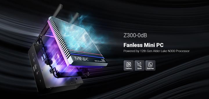 Produktbild Minix NEO Z300-0dB (Intel Core i3-N300, 16 GB, 512 GB, Intel UHD Graphics)