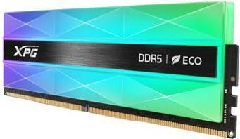 Produktbild Adata DDR5 32GB 6800-34 K2 XPG Lancer Neon RGB silvergray (2 x 16GB, 6800 MHz, DDR5-RAM, U-DIMM)