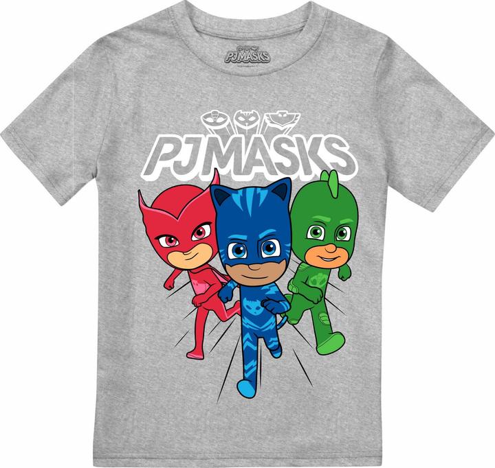 Immagine prodotto PJ Masks Maglietta Boys Heroes Trio Heather (128)