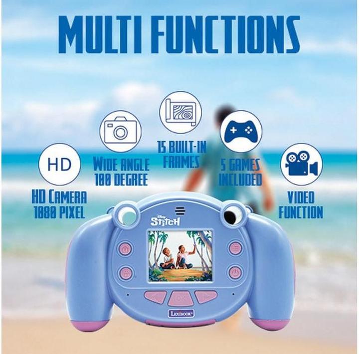 Produktbild Lexibook Disney - Stitch digital HD Camera with SD card (DJ080D)