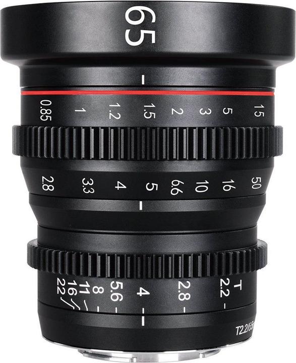 Actual product image Meike 65 mm T/2.2 SE (Sony E, APS-C / DX)