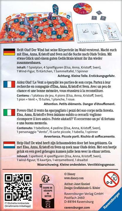 Produktbild Ravensburger Frozen 2 - Helft Olaf. (Deutsch, Französisch, Italienisch, Englisch)