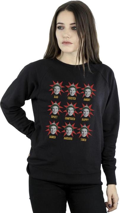Actual product image Elf Womens/Ladies Many Moods Of Buddy Sweatshirt (4XL)