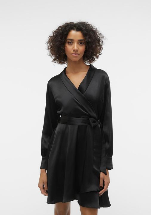 Produktbild Vero Moda Vmbeatrice Ls Shawl Neck Short Dress Vma Kleid (XS)